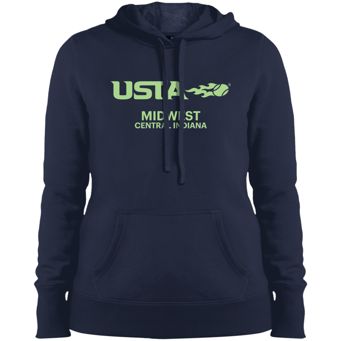USTA Central Indiana Ladies' Pullover Hoodie