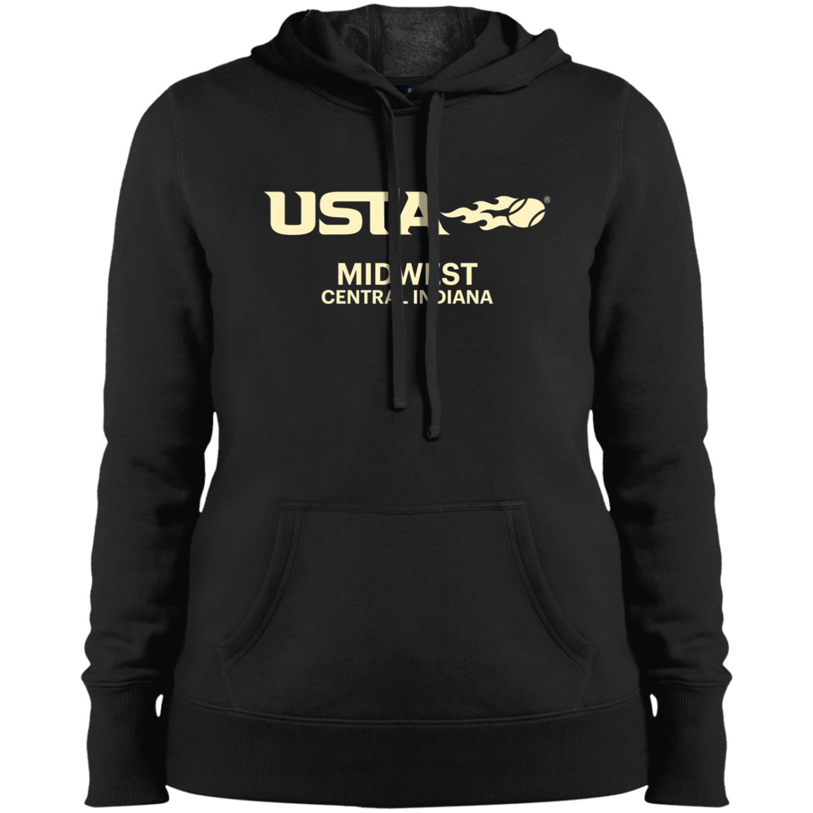 USTA Central Indiana Ladies' Pullover Hooded Sweatshirt