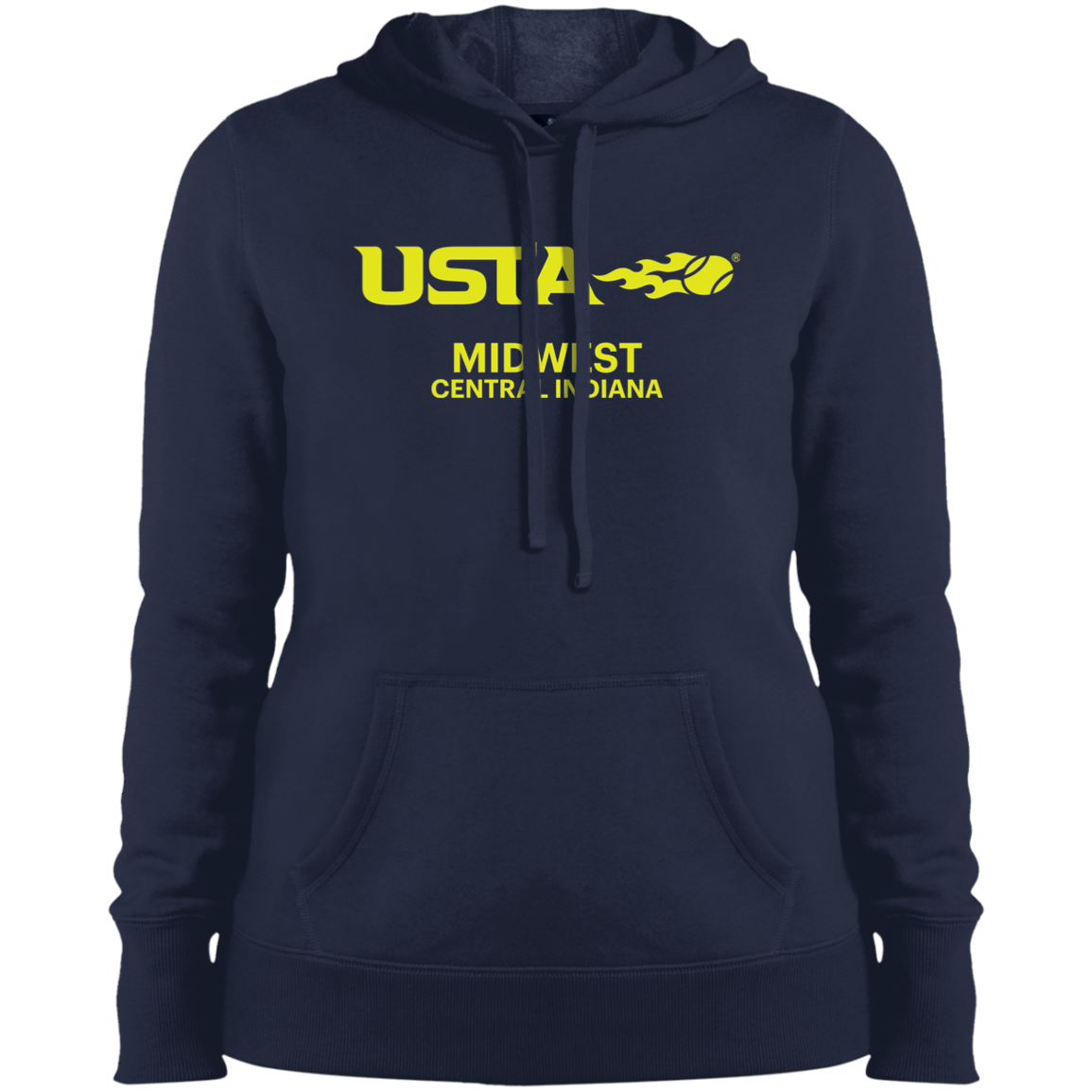 USTA Central Indiana Ladies' Pullover Hoodie