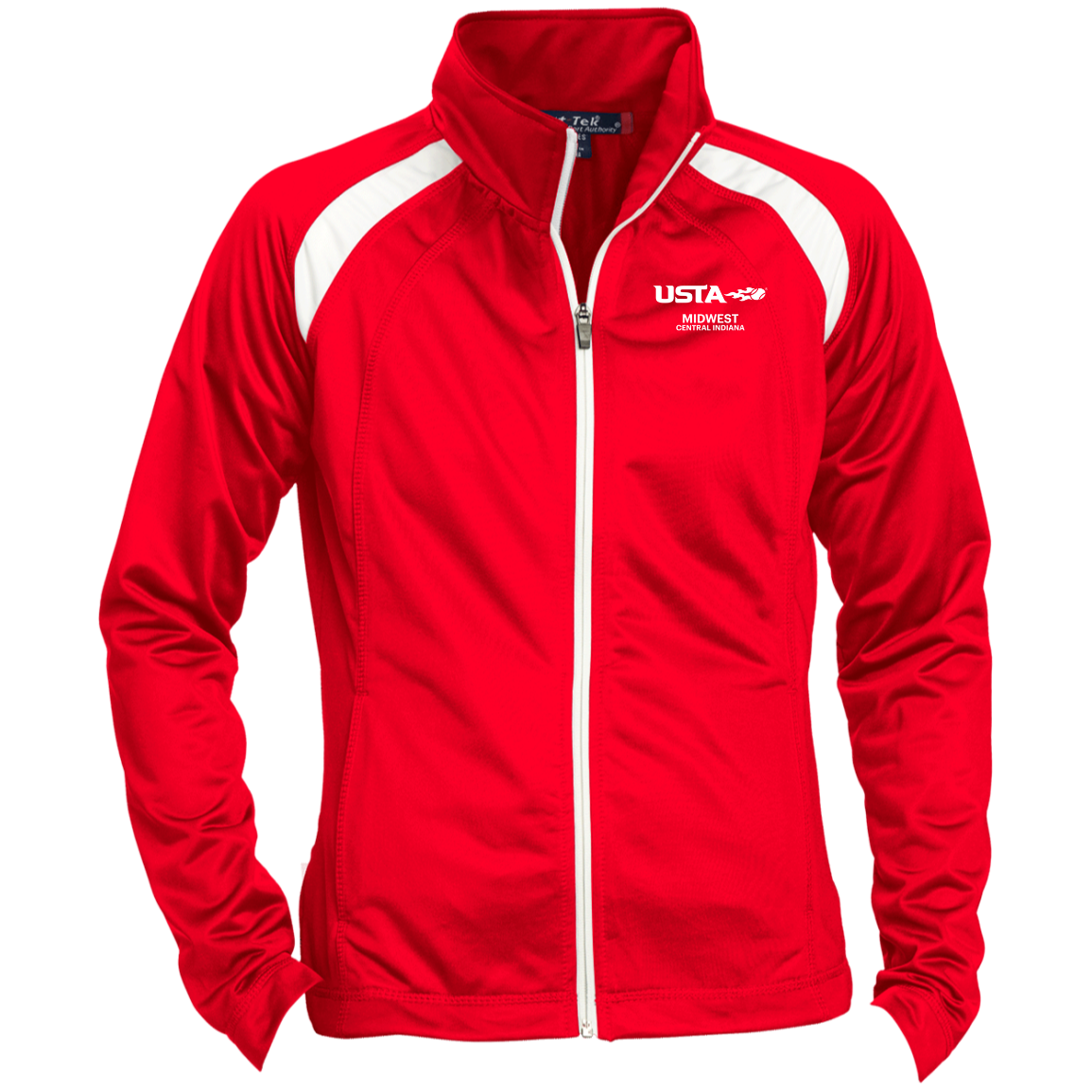 USTA Central Indiana Ladies' Raglan Warmup Jacket
