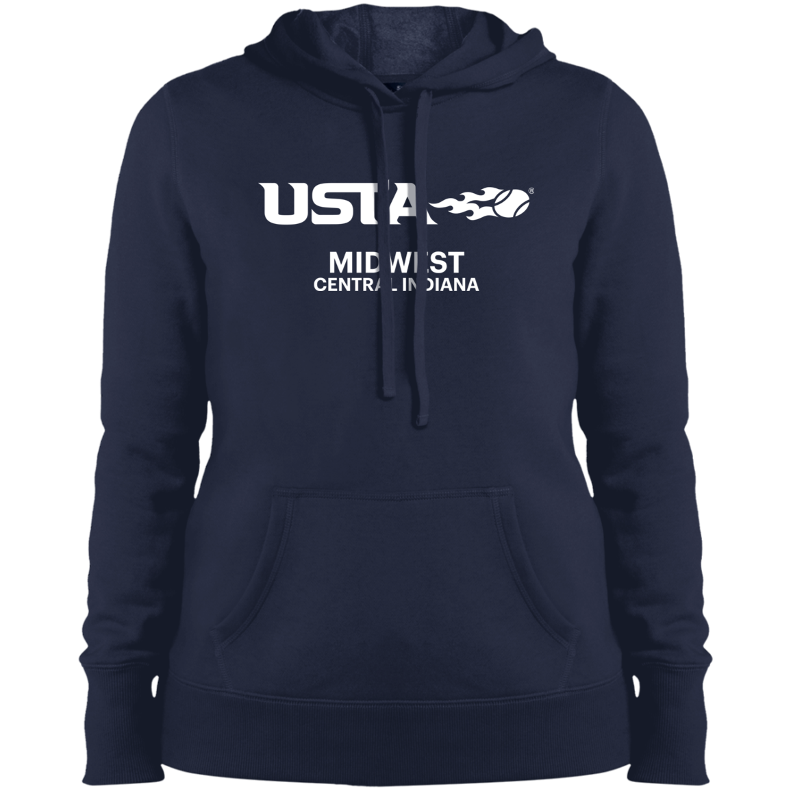 USTA Central Indiana Ladies' Pullover Hoodie