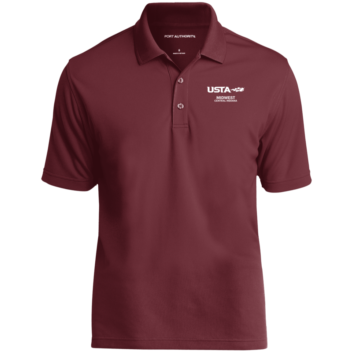 USTA Central Indiana UV Micro-Mesh Polo