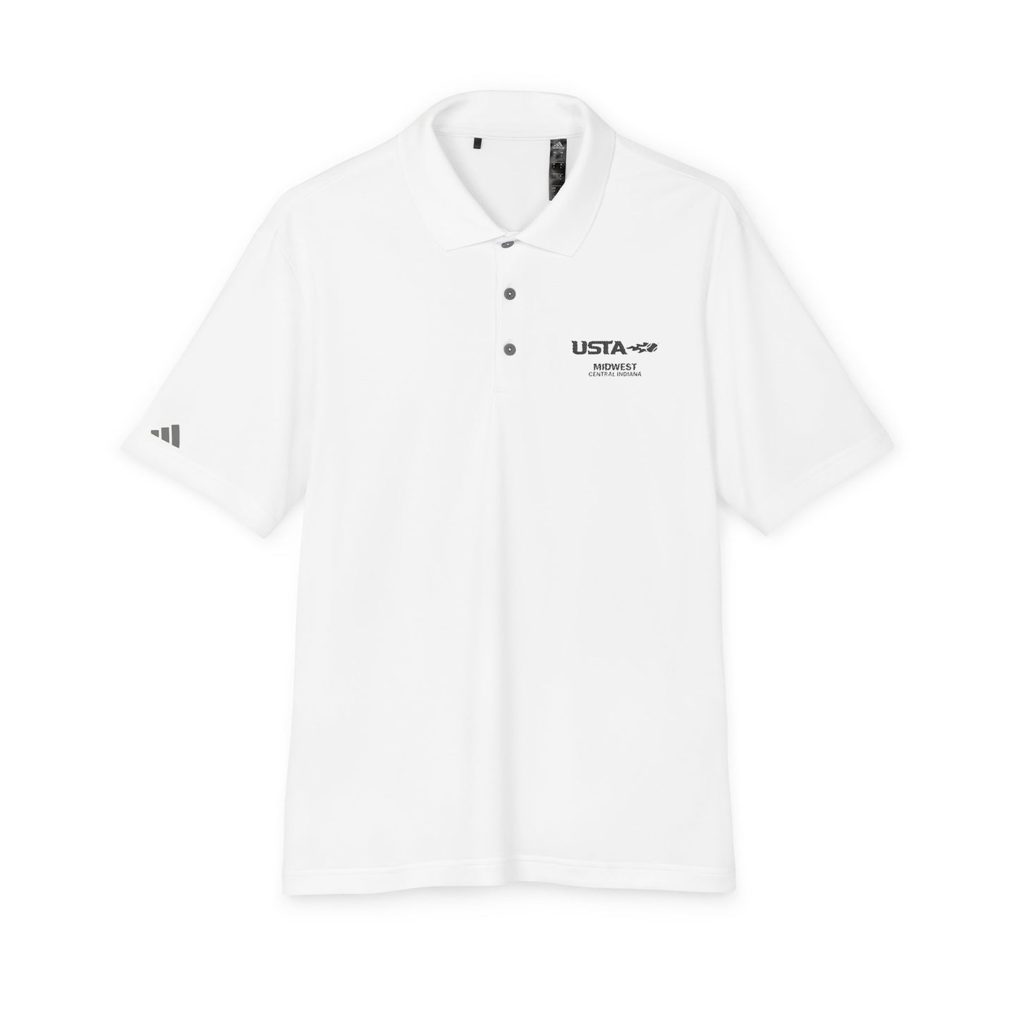 USTA Logo Performance Polo Shirt – Adidas Men's/Women's Tennis Polo
