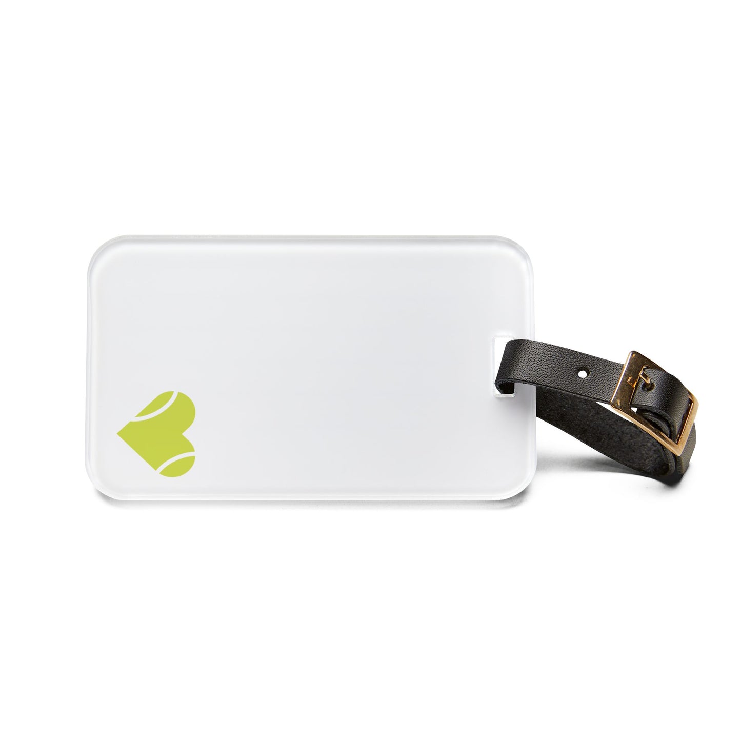 XOX Emoji Luggage Tag — Cute Pink & Lime Travel ID Tag