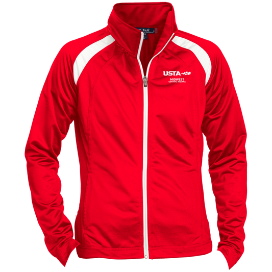 USTA Central Indiana  Ladies' Raglan Sleeve Warmup Jacket
