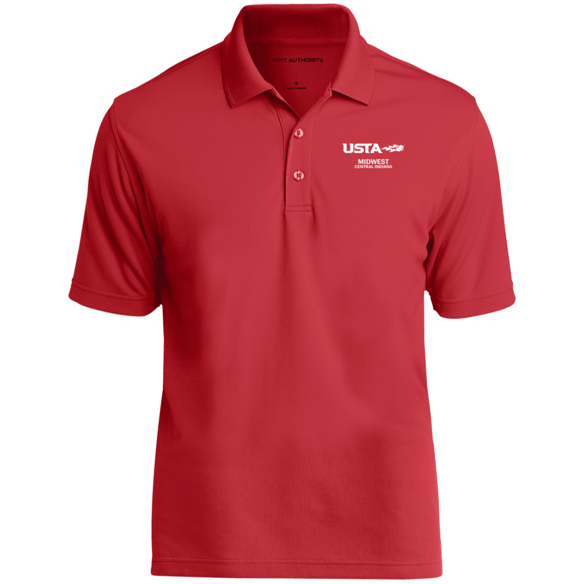 USTA Central Indiana UV Micro-Mesh Polo
