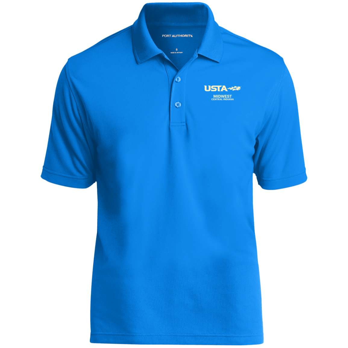 USTA Central Indiana UV Micro-Mesh Polo